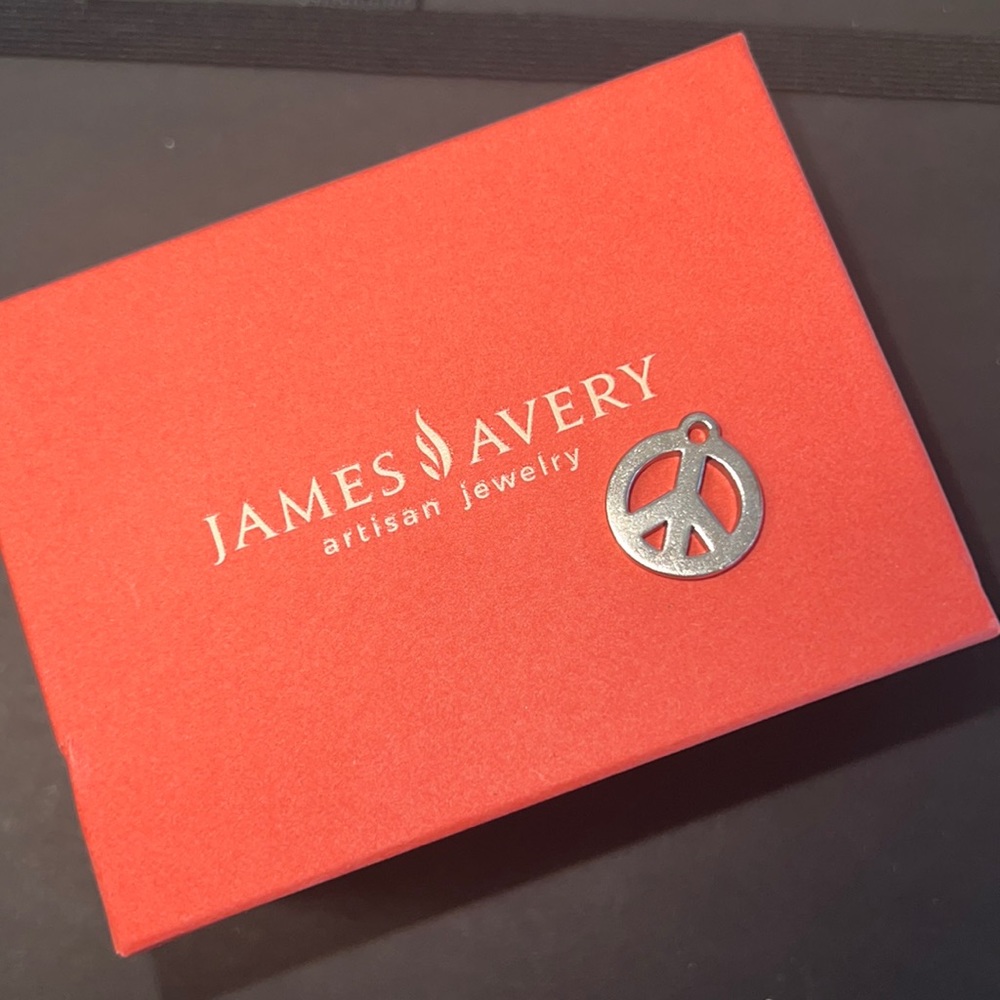 James Avery retired peace sign charm